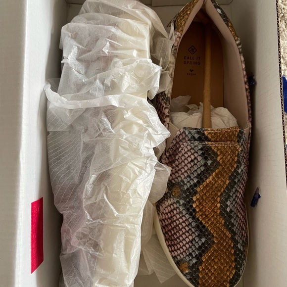 Call it Spring Slip On Women shoes size 8 US. Brand New in box